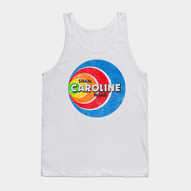 Defunct Radio Caroline Tank Top by DrumRollDesigns